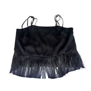 Bailey 44 Elegant Black Fringe Camisole
